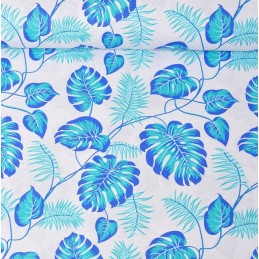 Mazginė kėdės pagalvė 38x38 monstery turquoise baltame fone