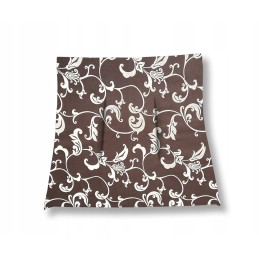 Mazginė kėdės pagalvėlė 38x38 rudos gėlės