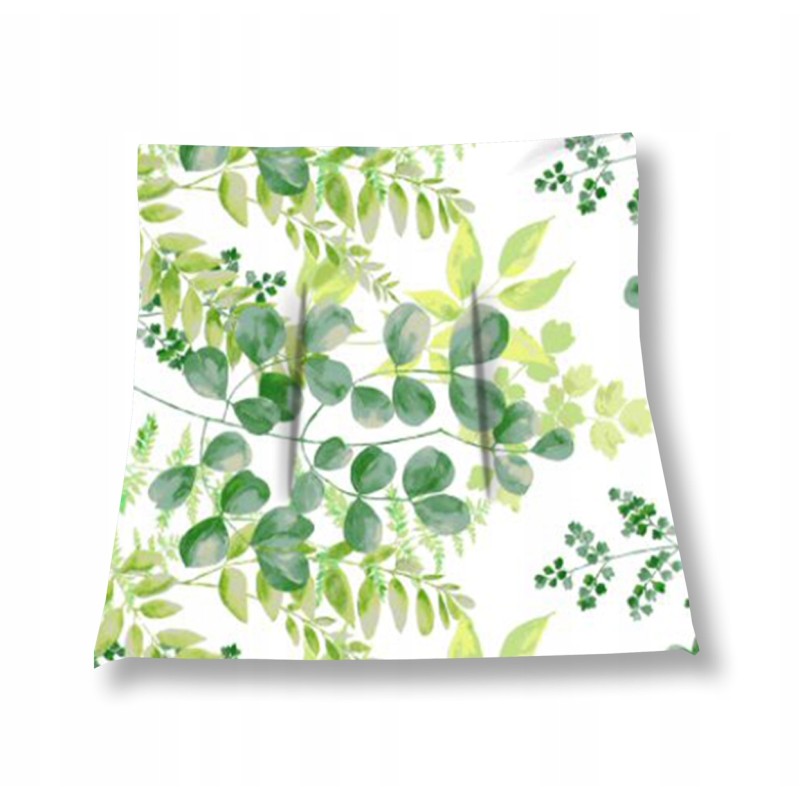 Mazginė kėdės pagalvėlė 38x38 žali lapai