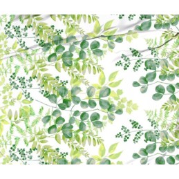 Mazginė kėdės pagalvėlė 38x38 žali lapai