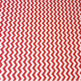 Kėdės pagalvėlė b/w 38x38 raudonas zigzagas