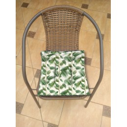 Mazginė kėdės pagalvė 38x38 žalia kvietinė