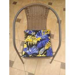 Mazginė kėdės pagalvėlė 38x38 didelė pabaisa tamsiai mėlyna