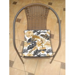 Surišta kėdės pagalvė 38x38 orientyrus aukso spalvos