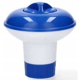 Chloro tablečių plūduriuojantis dozatorius, skirtas baseino chemijai