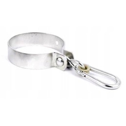 Sūpynių kablys su sijos spaustuku 80/3mm teflonas