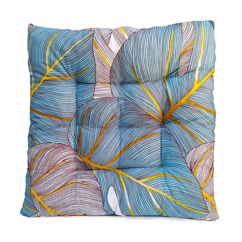 Dygsniuota kėdės pagalvėlė 35x35 monstery celadon