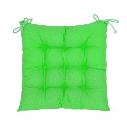 Dygsniuota pagalvė, kėdės sėdynė 35x35, 100% medvilnė, maroko pilka