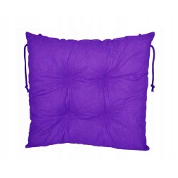 Dygsniuota pagalvė, kėdės sėdynė 35x35, 100% medvilnė, maroko pilka