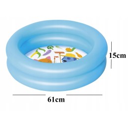 Baseinas vaikams bestway 2 žiedai 61x15cm 51061m