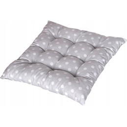 Dygsniuota kėdės pagalvėlė 35x35 monstera ruda