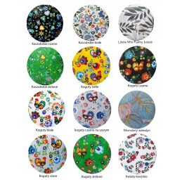 Apvalios pagalvėlės taburetės 32 cm įvairių dizainų