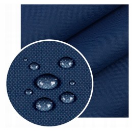 Dėmėms atspari apvali išmatų pagalvėlė, taburetės užvalkalas 32cm, tamsiai mėlynas