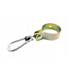 Sūpynių kabliukas, spaustukas su karabinu, skersmuo 80