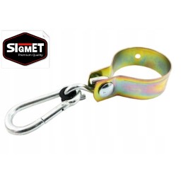 Sūpynių kabliukas, spaustukas su karabinu, skersmuo 80