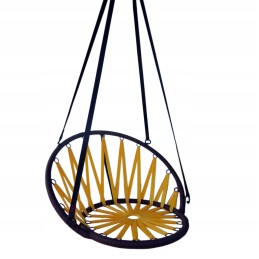 Sūpynių kabliukas, spaustukas su karabinu, skersmuo 80