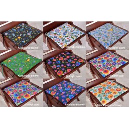 Mazginė terasos kėdės pagalvėlė 38x38 raštai