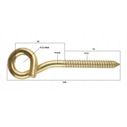 2x sūpynės kablio medinės sijos varžtų laikiklis m12