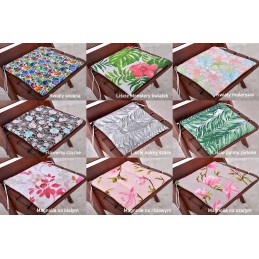 Terasinės kėdės pagalvėlė 38x38, surišti raštai