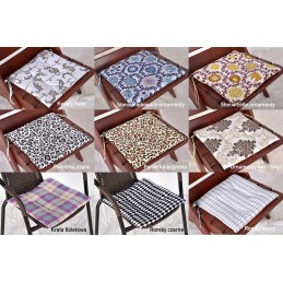 Terasinės kėdės pagalvėlė 38x38, surišti raštai