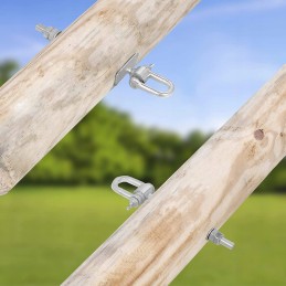 Sūpynių kablio apkabų kaiščiai M10 hamako laikiklis