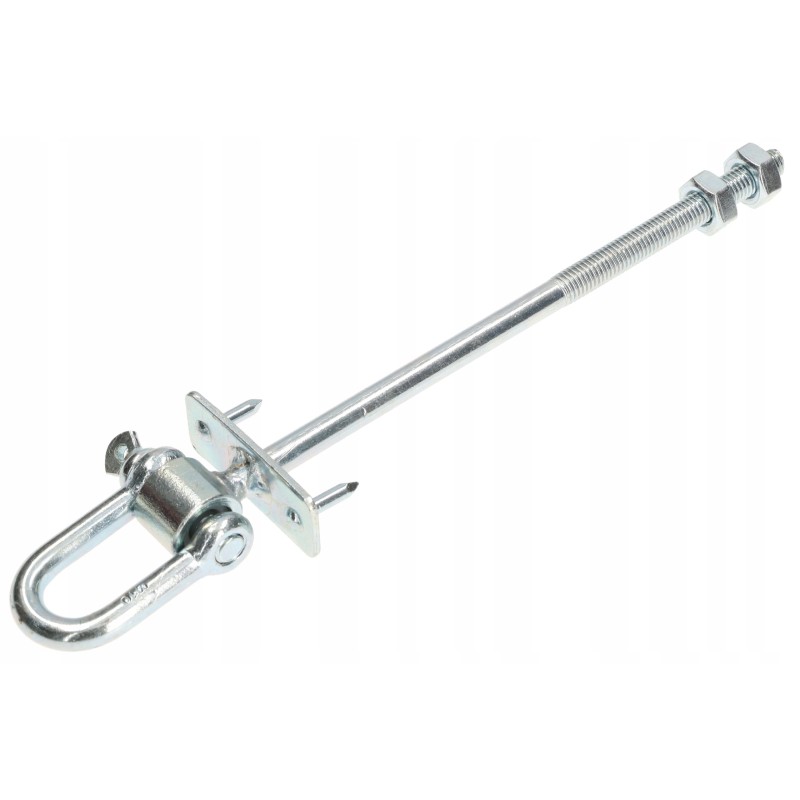 Sūpynių kablys su apkabomis ir kaiščiais m10 x 190 mm