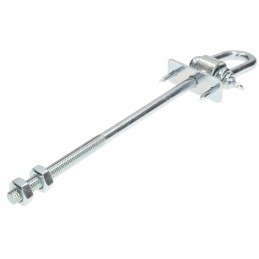 Sūpynių kablys su apkabomis ir kaiščiais m10 x 190 mm