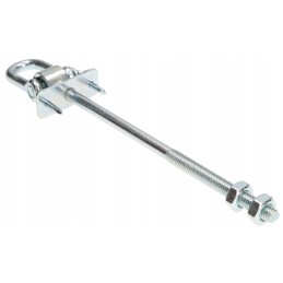 Sūpynių kablys su apkabomis ir kaiščiais m10 x 190 mm