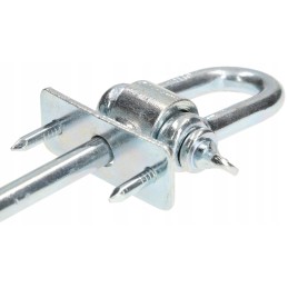 Sūpynių kablys su apkabomis ir kaiščiais m10 x 190 mm