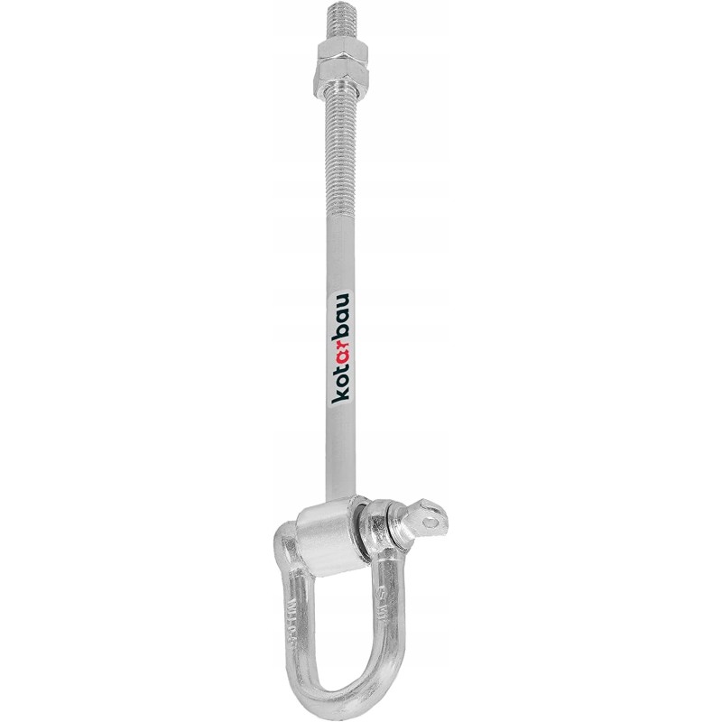 Sūpynių kablys su apkabomis m12