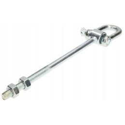 Sūpynių kablys su apkabomis m12x190 mm