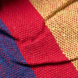 Sodo hamakas 1 asmeniui supamas sūpynės šezlongas + užvalkalas 200x70 cm + virvės