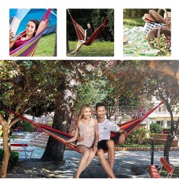 Sodo hamakas 1 asmeniui supamas sūpynės šezlongas + užvalkalas 200x70 cm + virvės