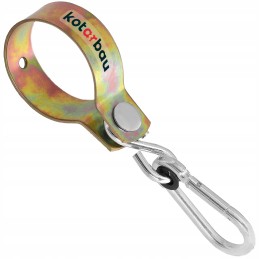 Užspaudžiamas sūpynės kablio karabino tvirtinimas 80 mm