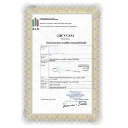 Sūpynių kablys su apkabomis M10, sertifikuoti kaiščiai