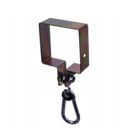 Sūpynių kablys, sijos apkaba, karabinas 90x90