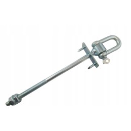 Sūpynių kablys su apkabomis ir smaigaliais m12 270 mm