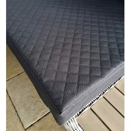 Oksfordo audinių kolekcija. vandeniui atspari medžiaga, dygsniuota rombais 2x2, 3x3, 5x5 cm ir koriais. apmušalų audinys, apmuša