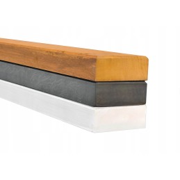 Medinė kietmedžio suoliuko lenta, alksnio kvadratinė mediena suolui 35x90x400 parod.