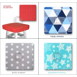 Kvadratinės išmatų pagalvėlės 30cmx30cm, 4cm storio