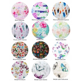 Apvali taburetės pagalvėlė, taburetė, 35 cm, užvalkalas