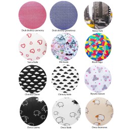 Apvali taburetės pagalvėlė, taburetė, 35 cm, užvalkalas