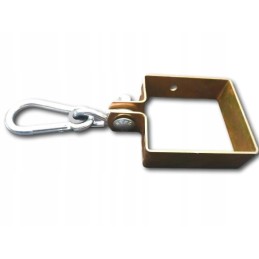 Sūpynių tvirtinimo spaustukas 100x100mm + kabliukas