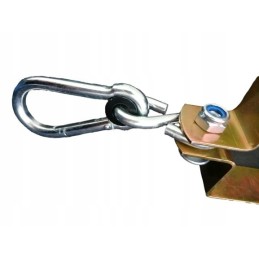 Sūpynių tvirtinimo spaustukas 100x100mm + kabliukas