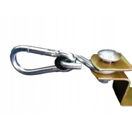 Sūpynių tvirtinimo spaustukas 100x100mm + kabliukas