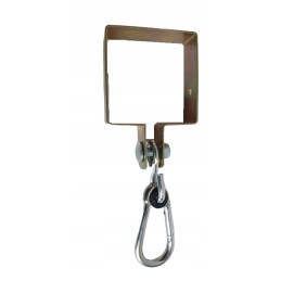 Sūpynių tvirtinimas, stropas, spaustukas, 90x90 kablys