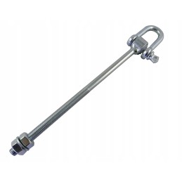 Sūpynių kablys su apkabomis ir smaigaliais m10 260 mm