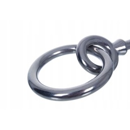 Nerūdijančio plieno kabliukas su sriegiu medienai 6x60 mm A4