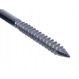 Nerūdijančio plieno kabliukas su sriegiu medienai 6x60 mm A4