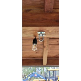 Kabliukai naudojami sūpynių konstrukcijoje pakabinti grandinę ar virvę.